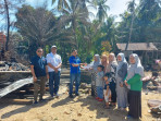 Karang Taruna Lirik Salurkan Bantuan Untuk Korban Kebakaran di Desa Lambang Sari IV