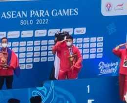 Sukses.......! Atlet NPCI Riau Tambah 4 Emas dan 2 Perak Di ASEAN Para Games 2022