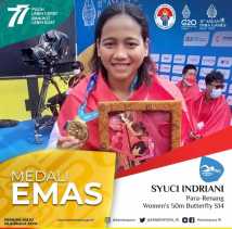 Salut...... !!! Atlet NPCI Asal Riau Kembali Sumbang Medali Emas di ASEAN Para Games Solo