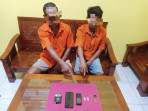 Polsek Kampar Kiri, Tangkap Dua Pelaku Narkoba di Desa Kuntu Darussalam