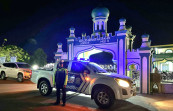 Berikan Rasa Aman, Satlantas Polres Inhu Patroli dan Gatur Lalin di Masjid