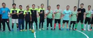 Tim Futsal Dewan Dakwah Kampar Taklukkan Tim Kejari Lewat Adu Finalti