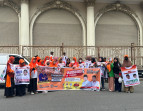 Jelang Pemilu 2024, DPD PKS Kabupaten Rokan Hilir Lakukan Kampanye Flashmob