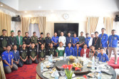 KNPI Bersama OKP/Ormas dan Ormawa Silaturahmi Sekaligus Sarapan Bersama Pj. Bupati Inhil Dikediaman