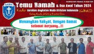 Doakan Para Kader yang Nyaleg, GAMKI Riau Ogah Cawe-Cawe Pilpres
