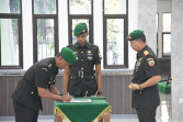 Brigjen TNI Dany Rakca Pimpin Sertijab Kepala Staf Korem
