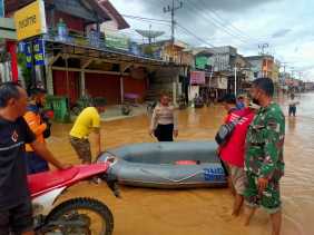 Awal Tahun 2022 Aliran Sungai Batang Lubuh Kembali Meluap Yang Mengakibatkan Banjir