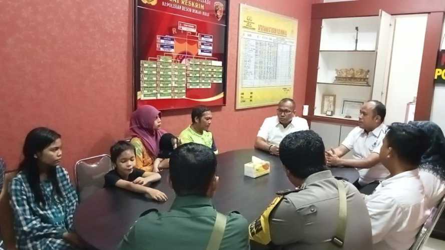 Dua Orang Anak Kabur Dari Rumah Berhasil Ditemukan Team Resmob & Team  PPA Polres Rohul