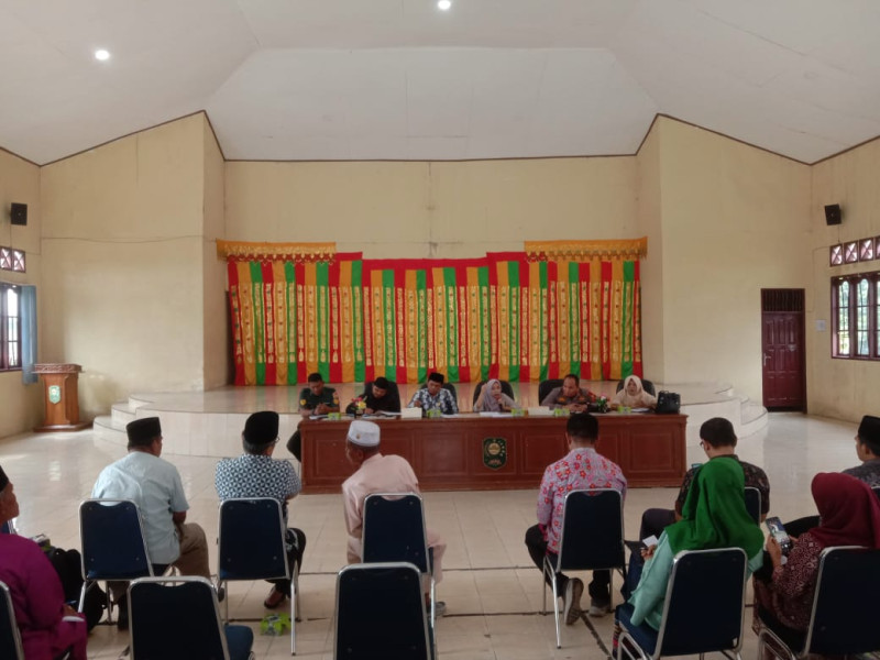Danramil Minas Diwakili Serma Muhajir Hadiri Rapat Persiapan Pelaksanaan MTQ Tingkat Kelurahan dan Kampung Se-Kecamatan Minas