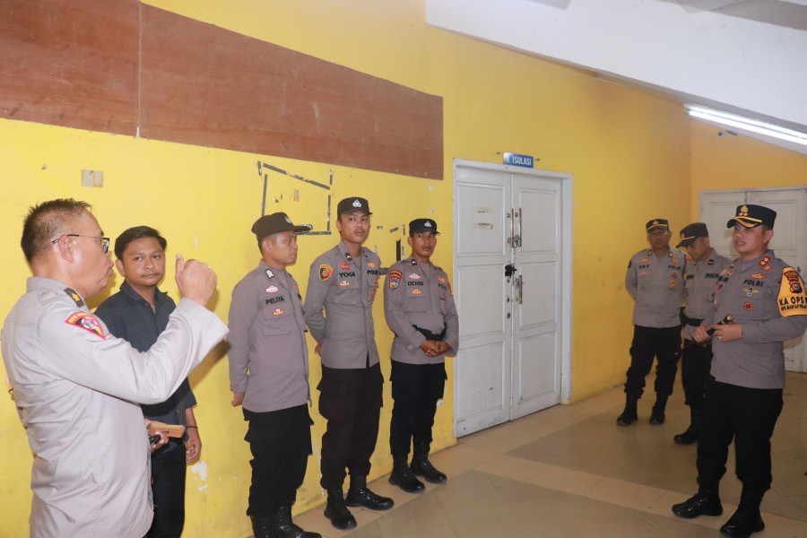 Kapolres Pelalawan Pastikan Keamanan Gudang Logistik KPU Jelang Pilkada 2024