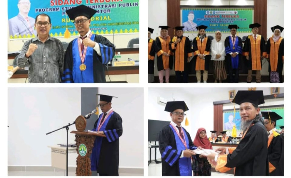Bupati Rohul Ucapkan Selamat Atas Keberhasilan Rudy Fadrial Raih Gelar Doktor Di UNRI