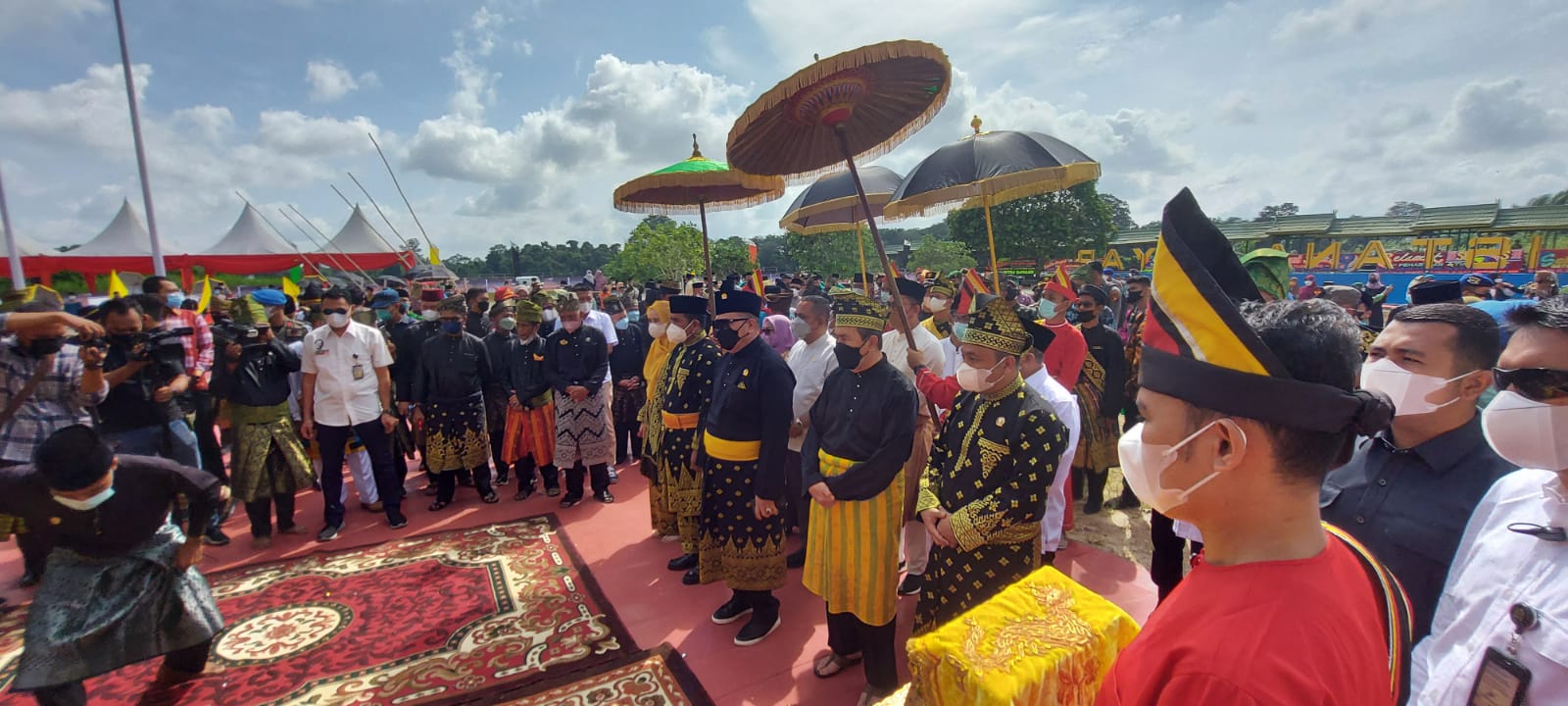 Sultan Pelalawan X Pimpin Majelis Penabalan Akbar Adat Beraja -Raja Di Istana Sayap Pelalawan