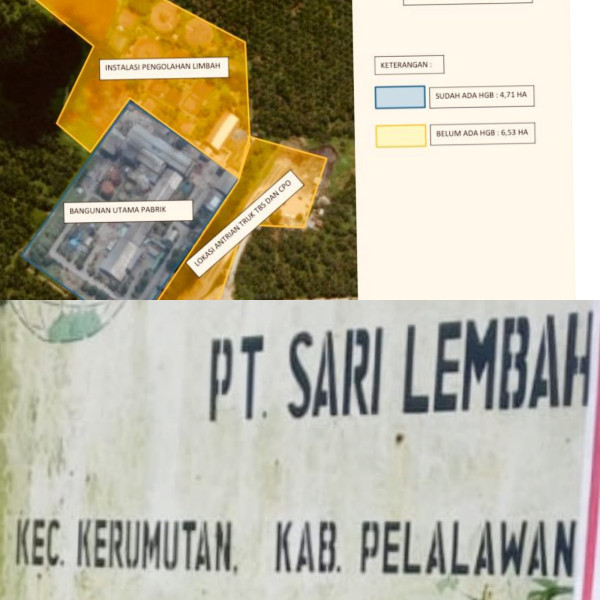 Bagian Utama PKS PT SLS Belum HGB, Diduga Lahan Warga Belum Diganti Rugi