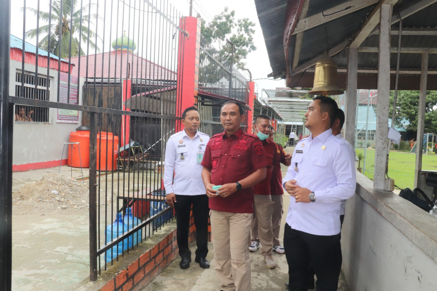 Kementerian Hukum dan Ham Riau Lakukan Monev di Lapas Pasir Pengaraian