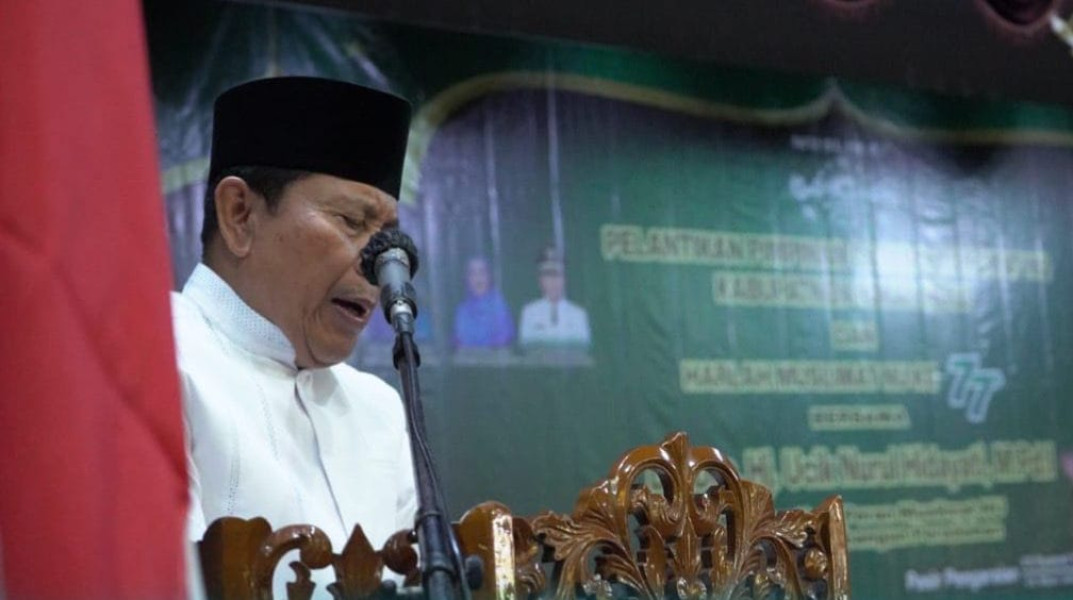 Bupati Rohul Hadiri Pelantikan PC Muslimat NU Periode 2022-2027