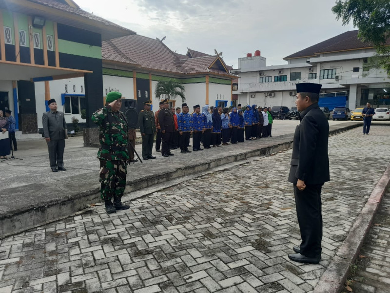 Danramil 04/Perawang Ikuti Upacara Hari Kesaktian Pancasila di Kecamatan Tualang