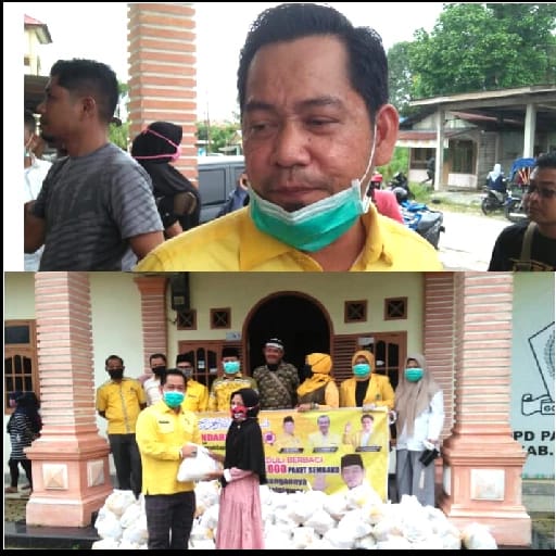 Golkar Pelalawan Siapkan 50 Ribu Paket Sembako Untuk Warga Terdampak COVID-19