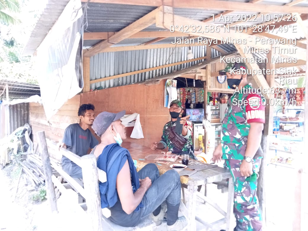 Serda Mayus Maruli & Kopda Salomo Sembiring Patroli Binter SKK Migas di Wilayah Minas Timur