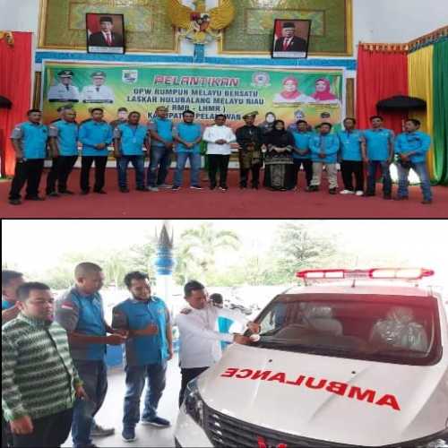 Disaksikan Bupati Pelalawan, Pelantikan Pengurus Rumpun Melayu Bersatu-Laskar Hulubalang Melayu Riau (RMB-LHMR) Kabupaten Pelalawan