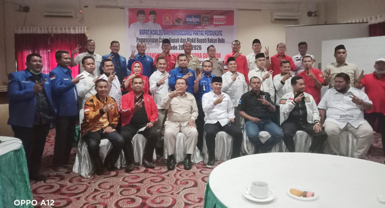 Bentuk Tim Koalisi Pemenangan Partai Pengusung H.Sukiman dan H.Indra Gunawan