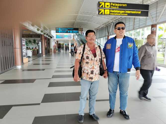 Ikut Rakernas, Kader PDI Perjuangan Ini Langsung di Hantar Ketua KNPI Provinsi Riau