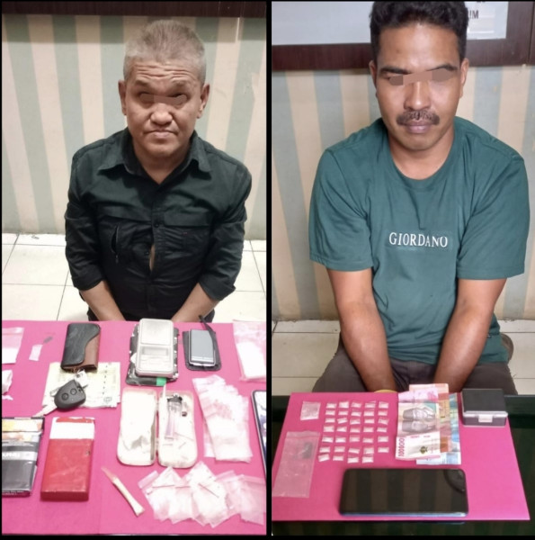 Dalam Sehari Polsek Rengat Barat Ringkus Dua Tersangka Narkoba