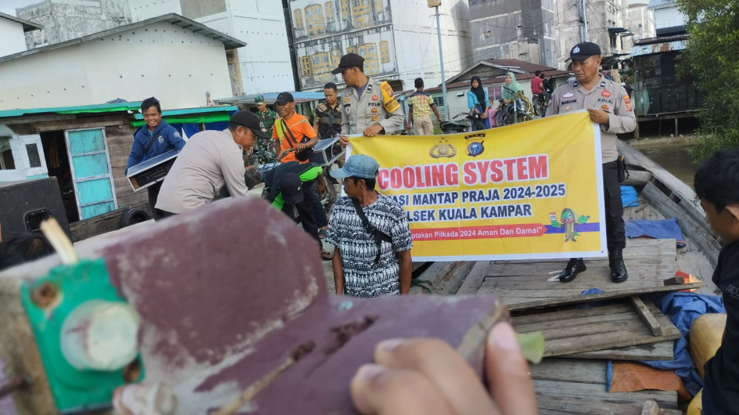Polsek Kuala Kampar Gelar Kegiatan Cooling System untuk Sukseskan Pilkada 2024 yang Aman dan Damai