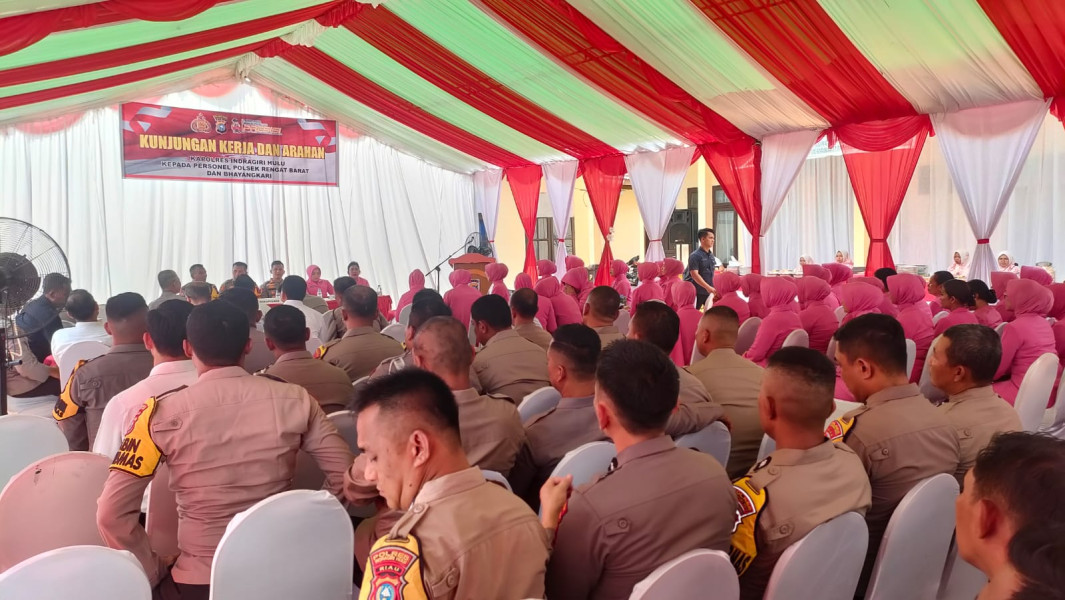 AKBP Fahrian Ke Personel Polsek Rengat Barat: Jangan Coba-Coba Buat Pelanggaran