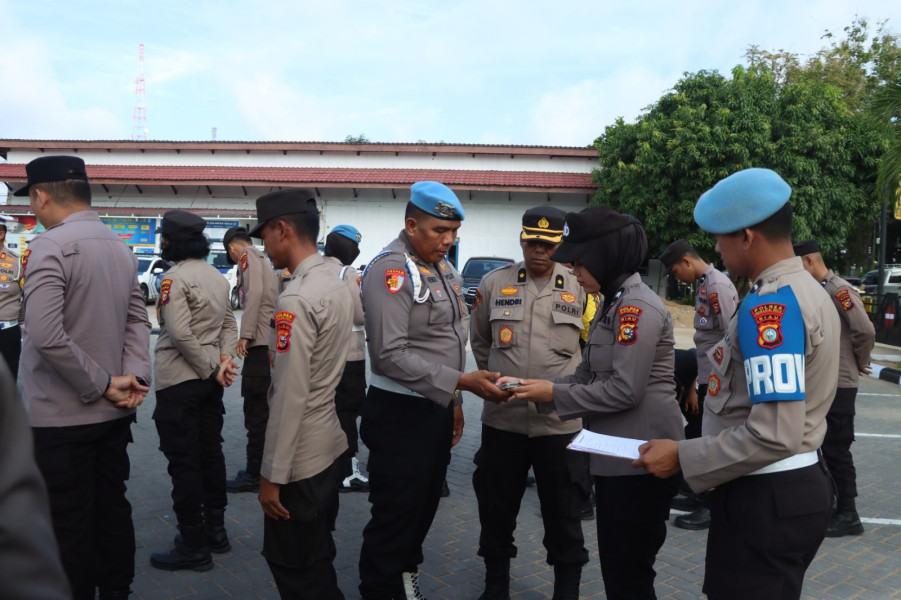 Propam Polda Riau Razia Personel Polres Inhu, Ini Hasilnya