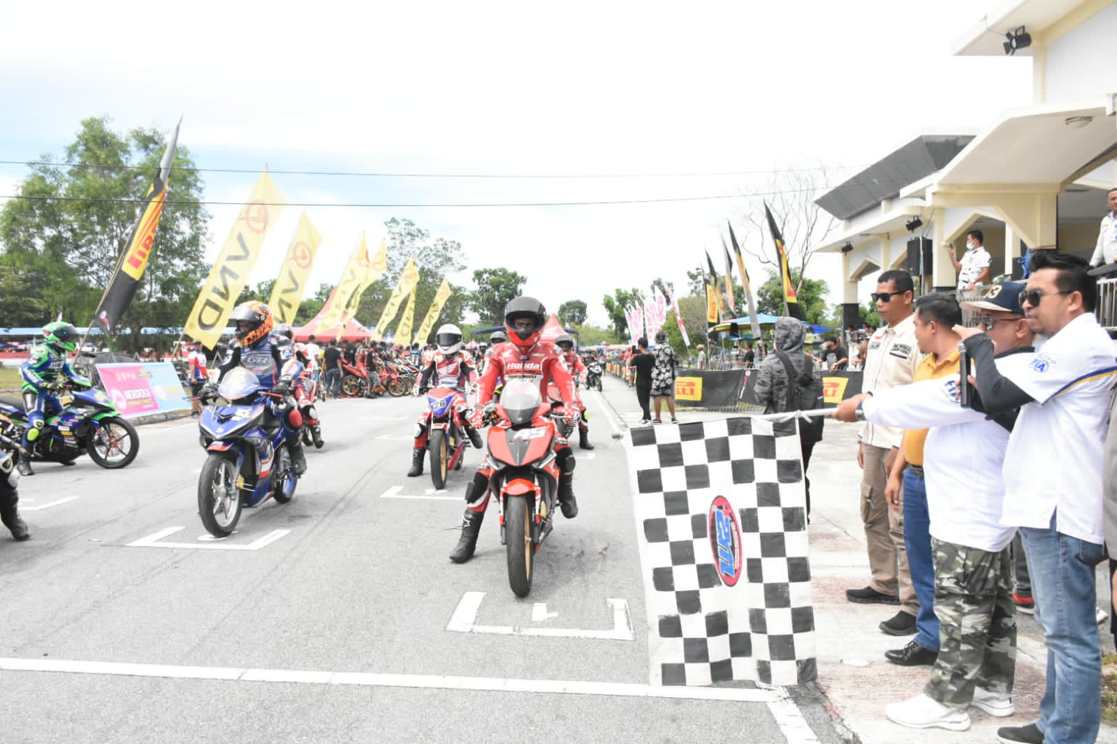 Kejurnas Balap Motor 2022 Berlangsung di Sirkuit Permanent Sport Centre Bangkinang