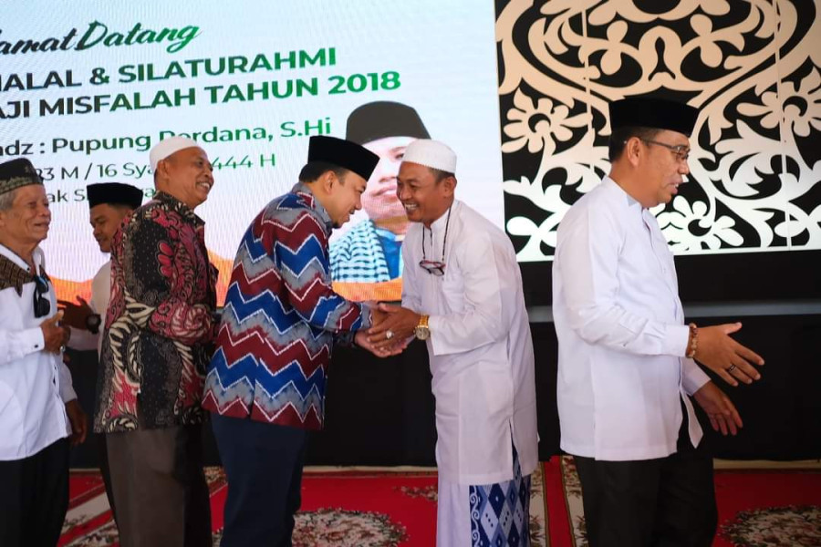 Hadir Dalam Kegiatan Halal Bihalal Jamaah Pers Haji Misfalah, Begini Pesan Wabup Siak Husni Merza 