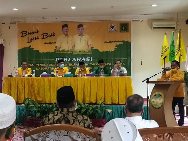 Bapaslon Bupati-Wakil Bupati H.Hamulian-Topan Gelar Rapat Koalisi & Kukuhkan Para Pengurus Terpilih