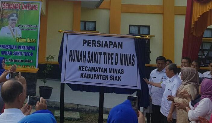 Resmikan RS Tipe di Minas,  Syamsuar Minta Masyarakat Bersiap Jemput Multiflier Effect Tol Sumatera