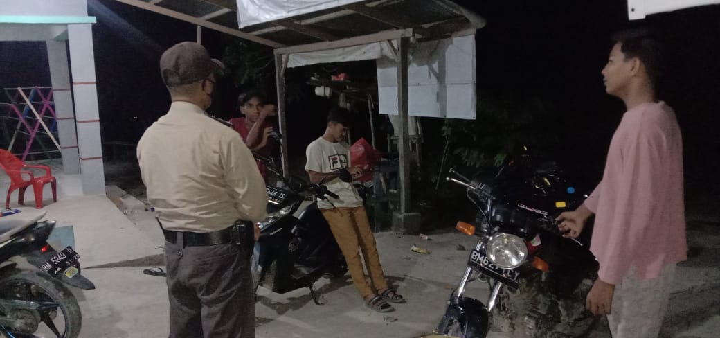 Penegakan Disiplin Prokes di Masyarakat, Polsek Langgam Gelar Operasi Yustisi