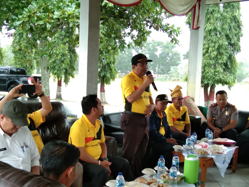 Bupati HM. Harris Launching Kegiatan Basolang Tingkat Kecamatan Bandar Petalangan