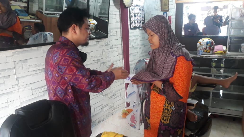 IPBI Kota Dumai Jenguk & Beri Bantuan Kepada Sulisoh Penderita Kanker Payudara