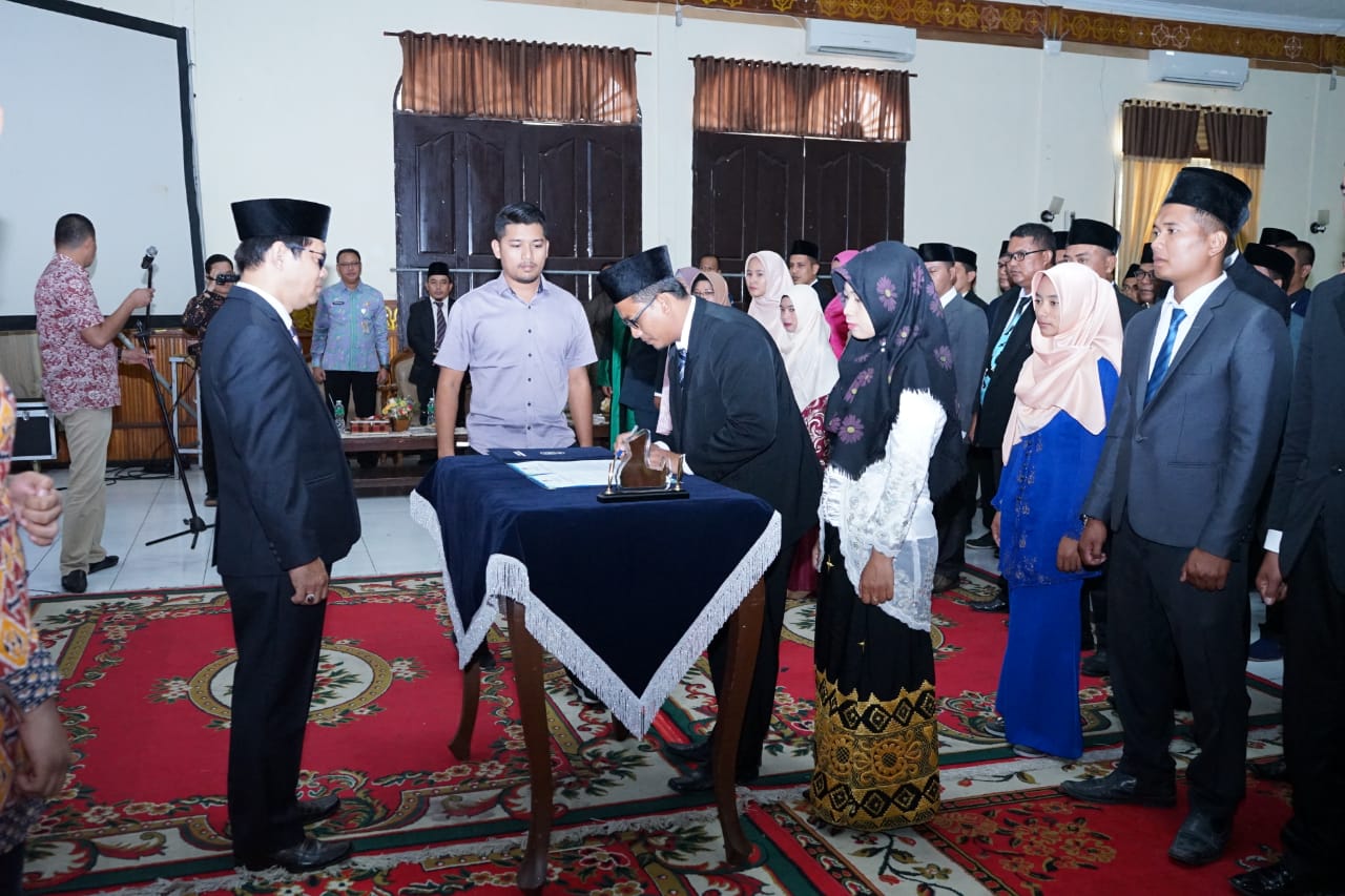 Sebanyak 70 Orang Anggota PPK Kabupaten Siak Telah Resmi Dilantik