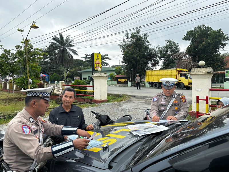 Operasi Keselamatan LK 2025 Berakhir: Ribuan Warga Inhu Lakukan Pelanggaran, Ditilang dan Ditegur