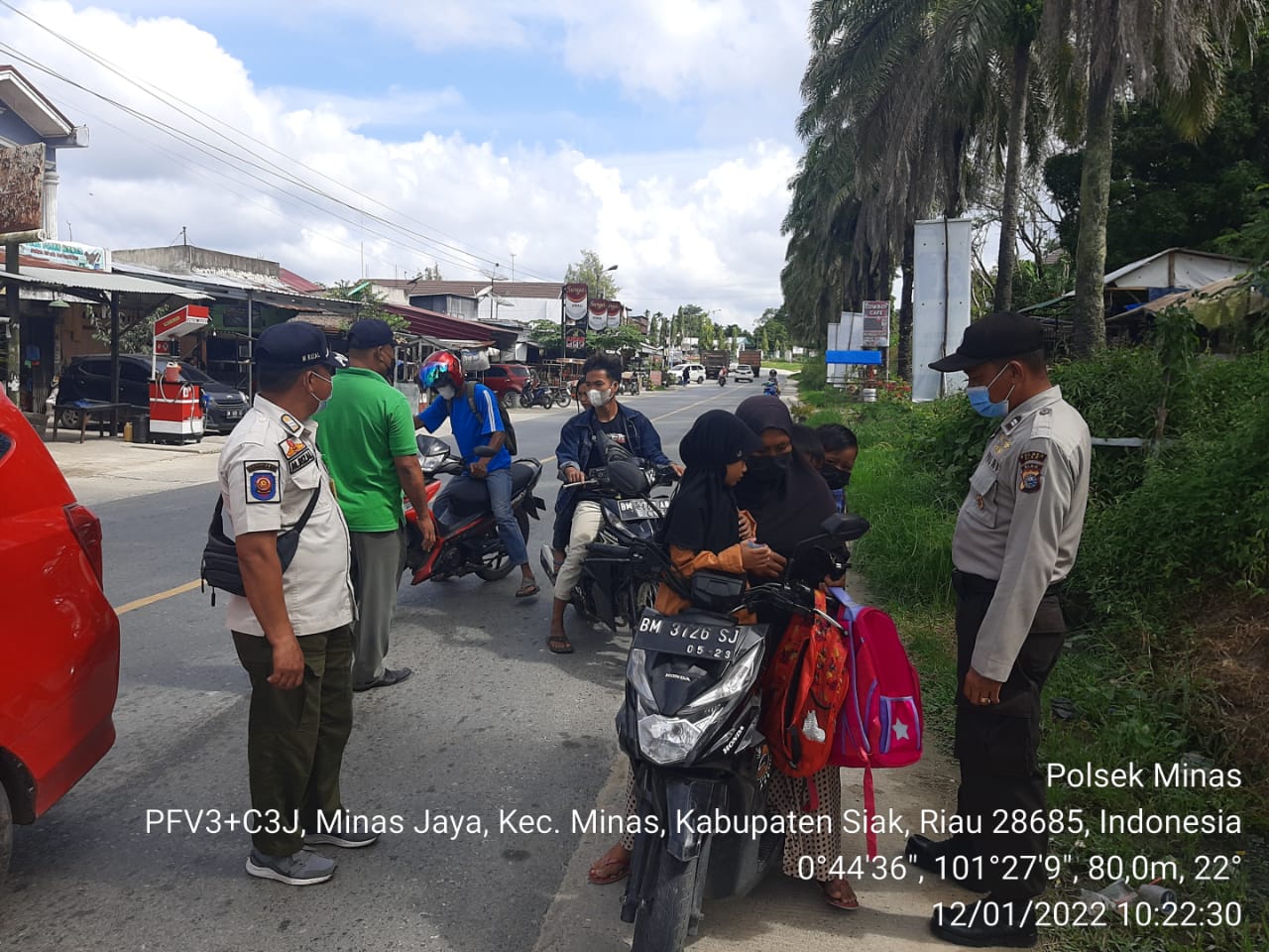 Polsek Minas bersama stakeholder terkait, Setiap Hari dorong percepatan vaksinasi covid-19