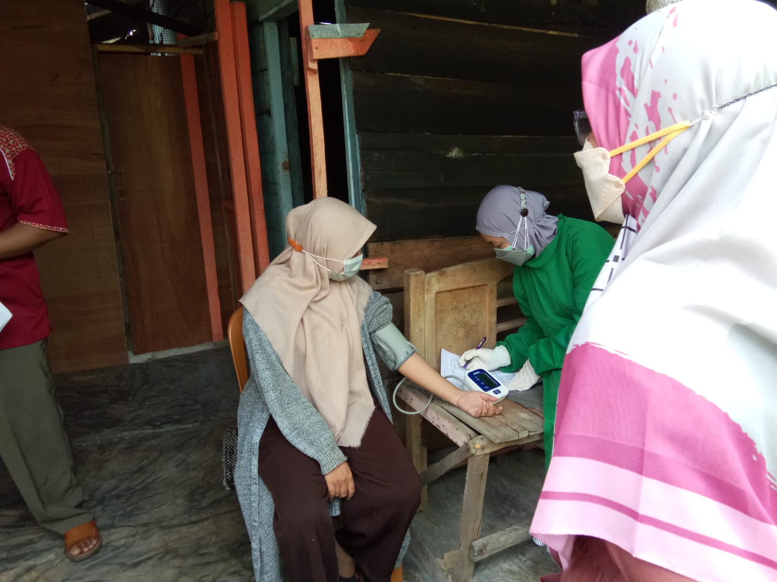 Masyarakat Perawang Barat Merasa Senang Ada Vaksinasi Masal Dari BIN Riau
