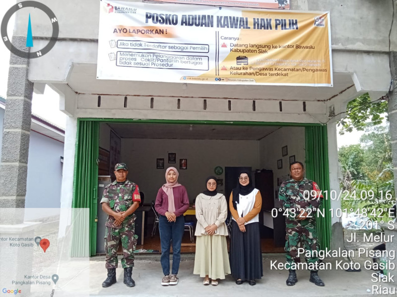 Anggota Koramil 04/Perawang Intensifkan Patroli Rutin, Jaga Kamtibmas Selama Pilkada di Kecamatan Tualang & Koto Gasib