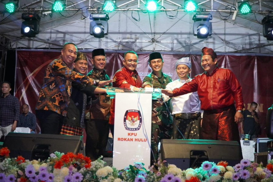 M. Zaki S.STP, M.Si Resmi Buka Peluncuran Pilkada Rohul Bertasbih 2024