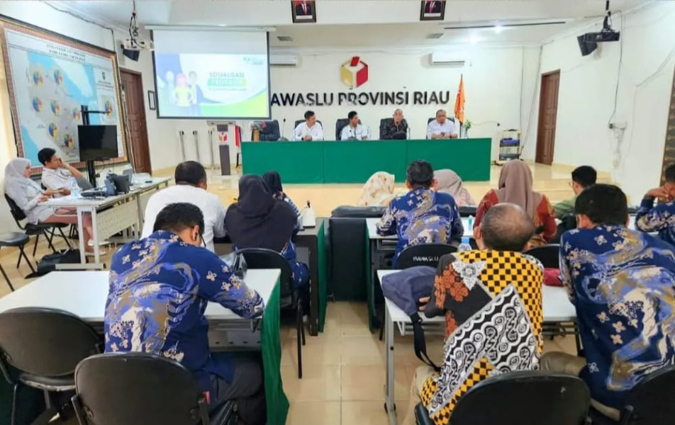 Bawaslu Riau Bersama BPJS Ketenagakerjaan Siapkan Perlindungan Kerja Jajaran Pengawas Adhoc