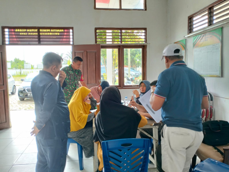 Kopda Salomo Sembiring Ikuti Giat Verifikasi pendataan awal Registrasi Sosial Ekonomi Tahap III di Kelurahan Minas Jaya