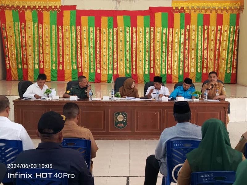 Danramil 03/Minas Hadiri Rapat Persiapan Pelaksanaan MTQ Ke-XXIV Tingkat Kabupaten Siak, Berikut Jadwal Perencanaannya