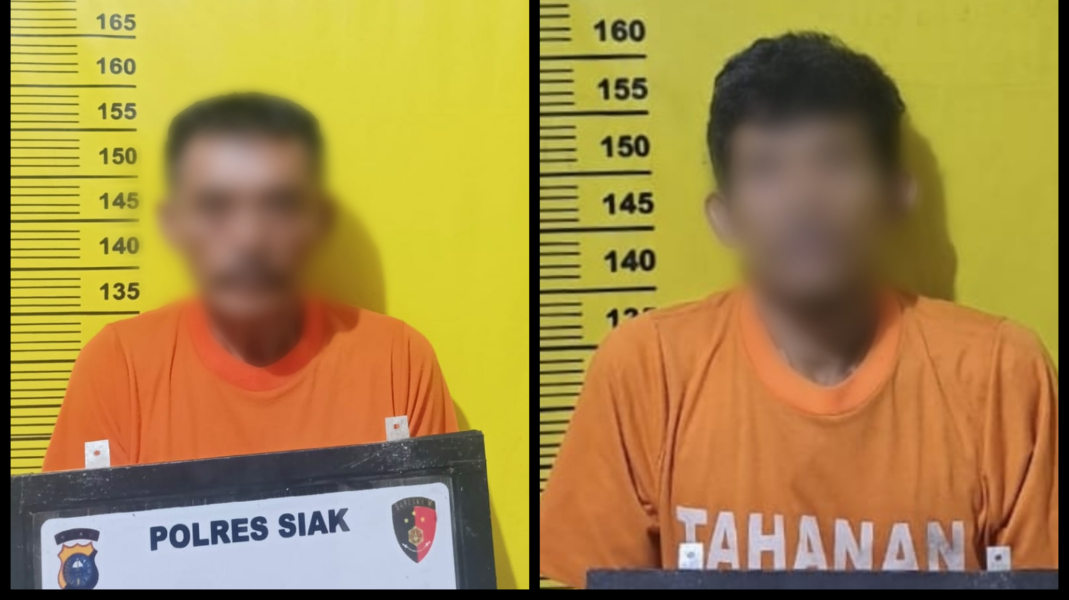 Curi Pagar Besi Milik PT PHR, Dua Orang Pria Ini Diringkus Polsek Minas