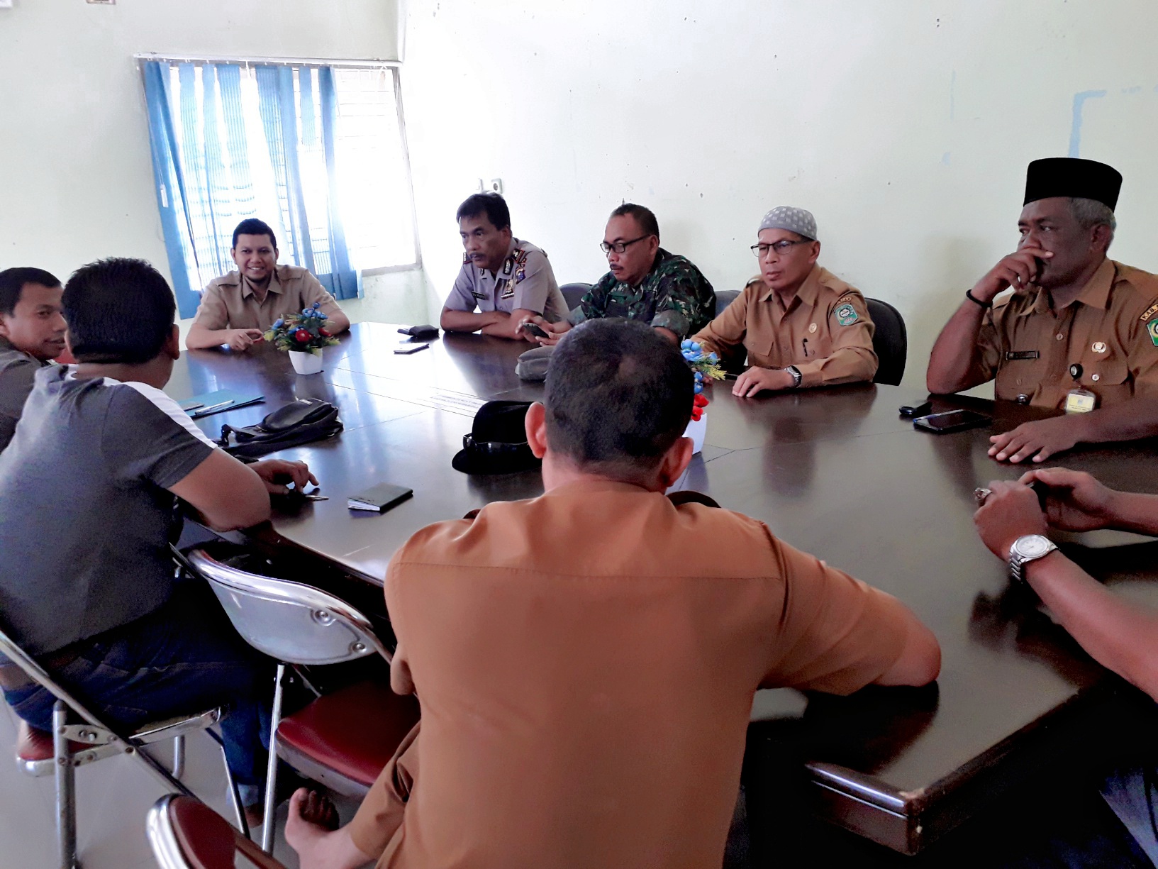 Forkopimcam Minas Rapat Persiapan Pawai Takbir, Berikut Rute Dan Persiapan Pengamanan Dari TNI Polri
