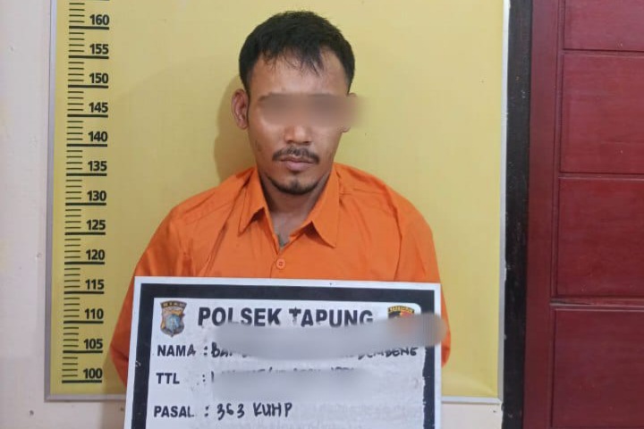 Tak Butuh Lama, Pelaku Pencurian dan Pemberatan Diringkus Polsek Tapung