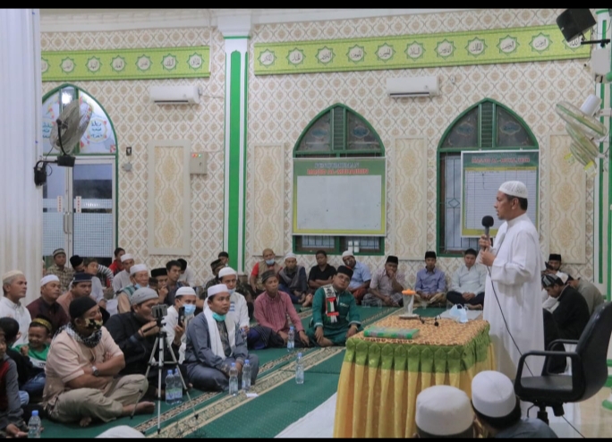 Pjs Bupati Rohul Hadiri Acara Maulid Nabi Muhammad SAW di Masjid Al-Muhajirin Pematang Berangan