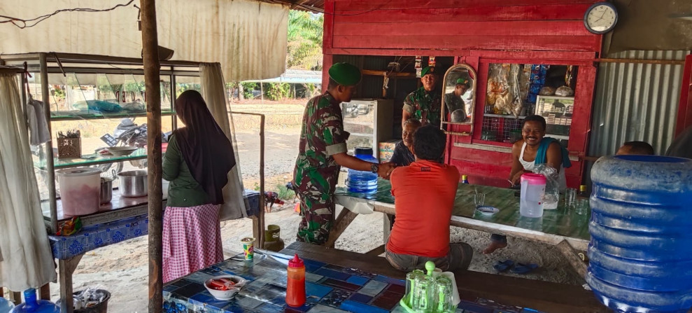 Warga Kelurahan Minas Jaya Sambut Baik Komsos Tentang Kesehatan Oleh Serma Muhajir